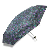 POPY NANO 5 FOLD PRINTED UMBRELLA WITH SILVER COATING