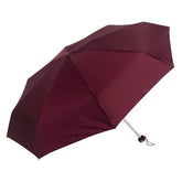 POPY NANO 5 FOLD SOLID COLOUR UMBRELLA WITH SILVER COATING