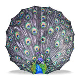 Aster Straight Umbrella With All Over Print And Auto Open
