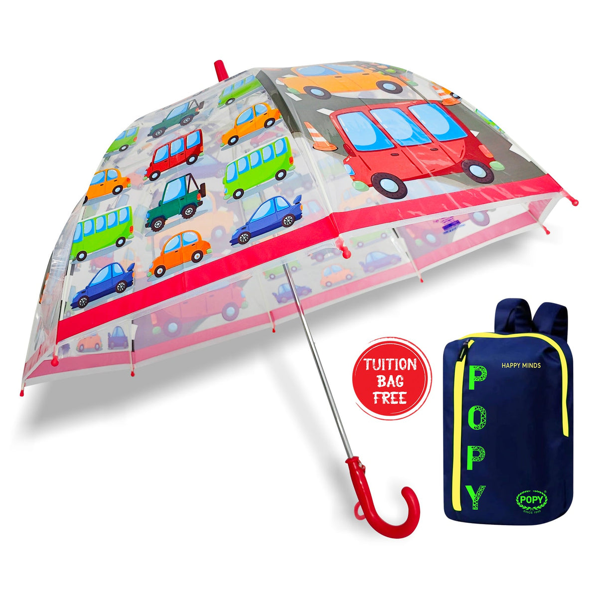 Popy Dome Kids' Transparent Umbrella