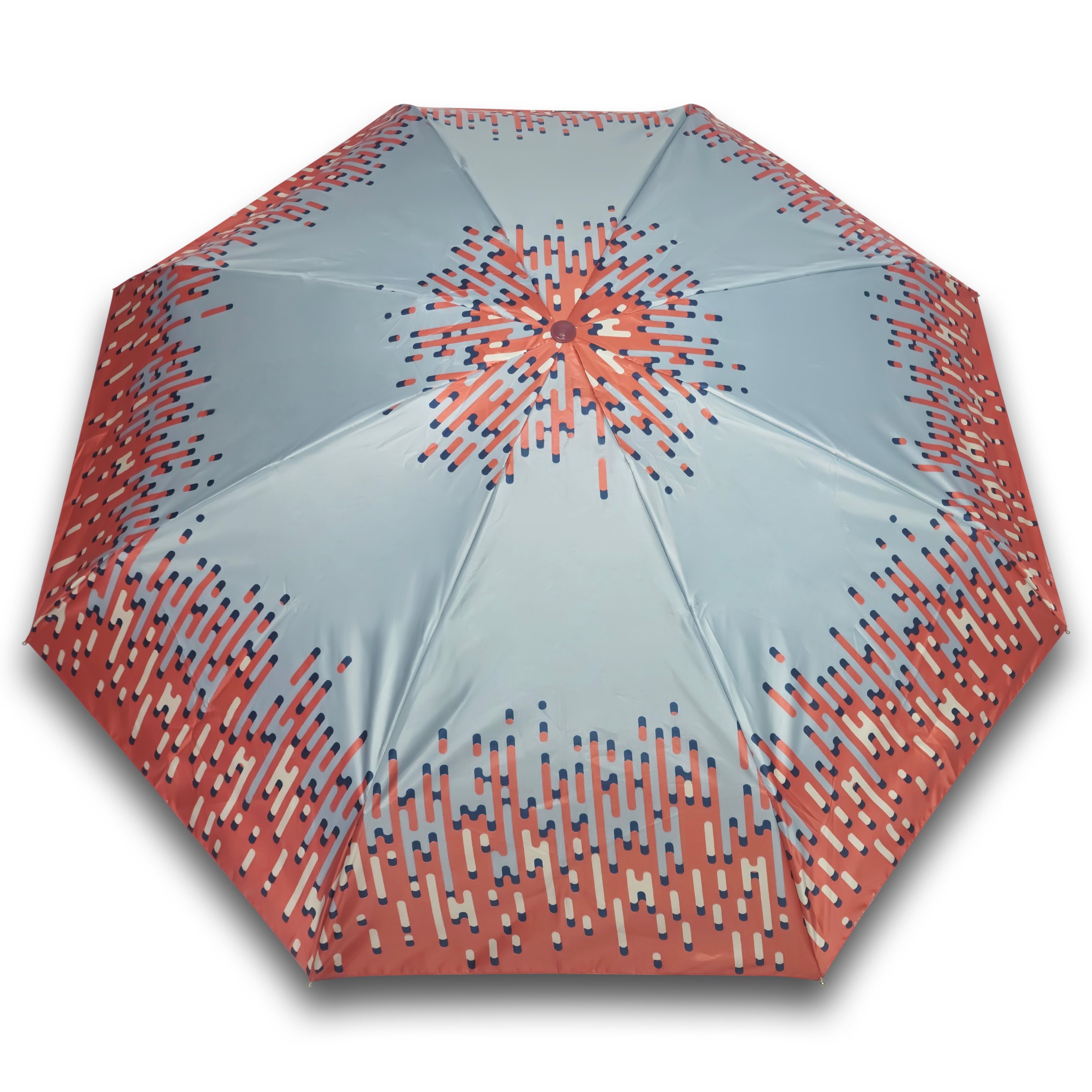 Popy Nano 5 Fold Printed Umbrella With Silver Coating
