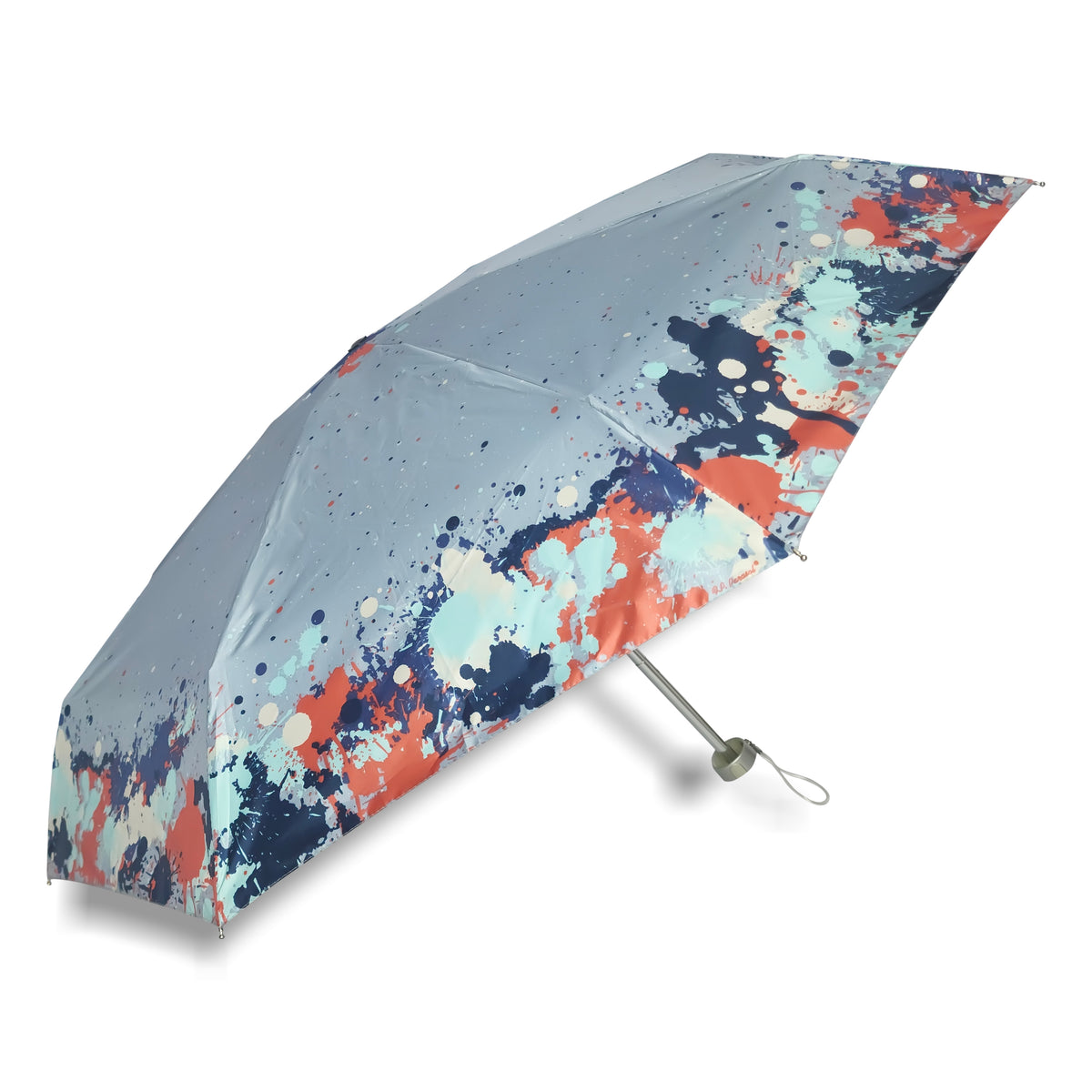 Popy Nano 5 Fold Printed Umbrella With Silver Coating