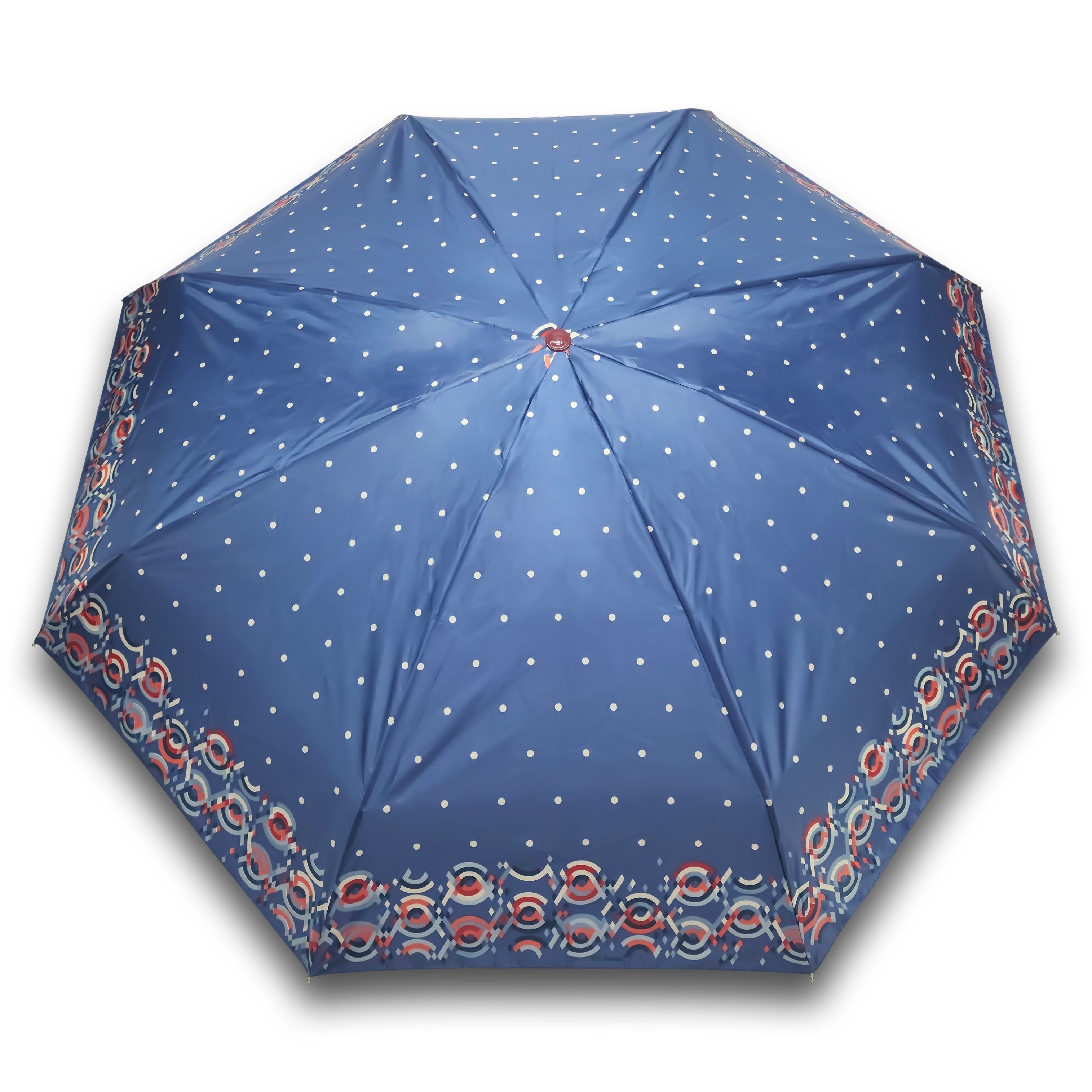 Popy Nano 5 Fold Printed Umbrella With Silver Coating