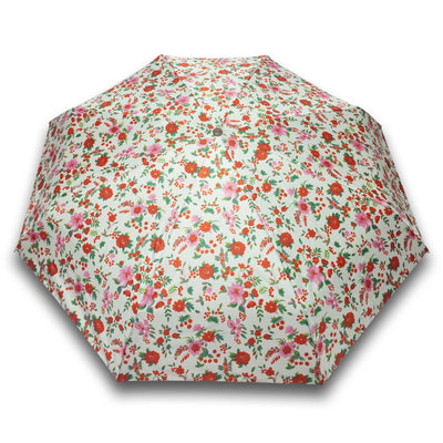 POPY NANO 5 FOLD PRINTED UMBRELLA WITH SILVER COATING