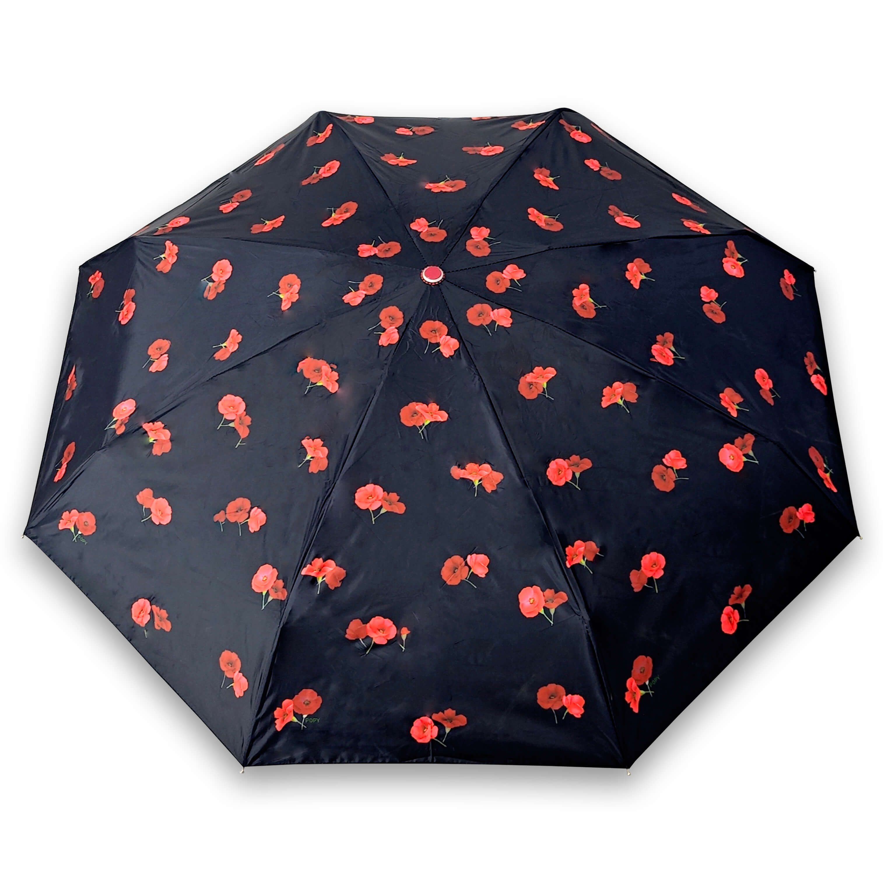 Popy Nano 5 Fold Printed Umbrella With Silver Coating