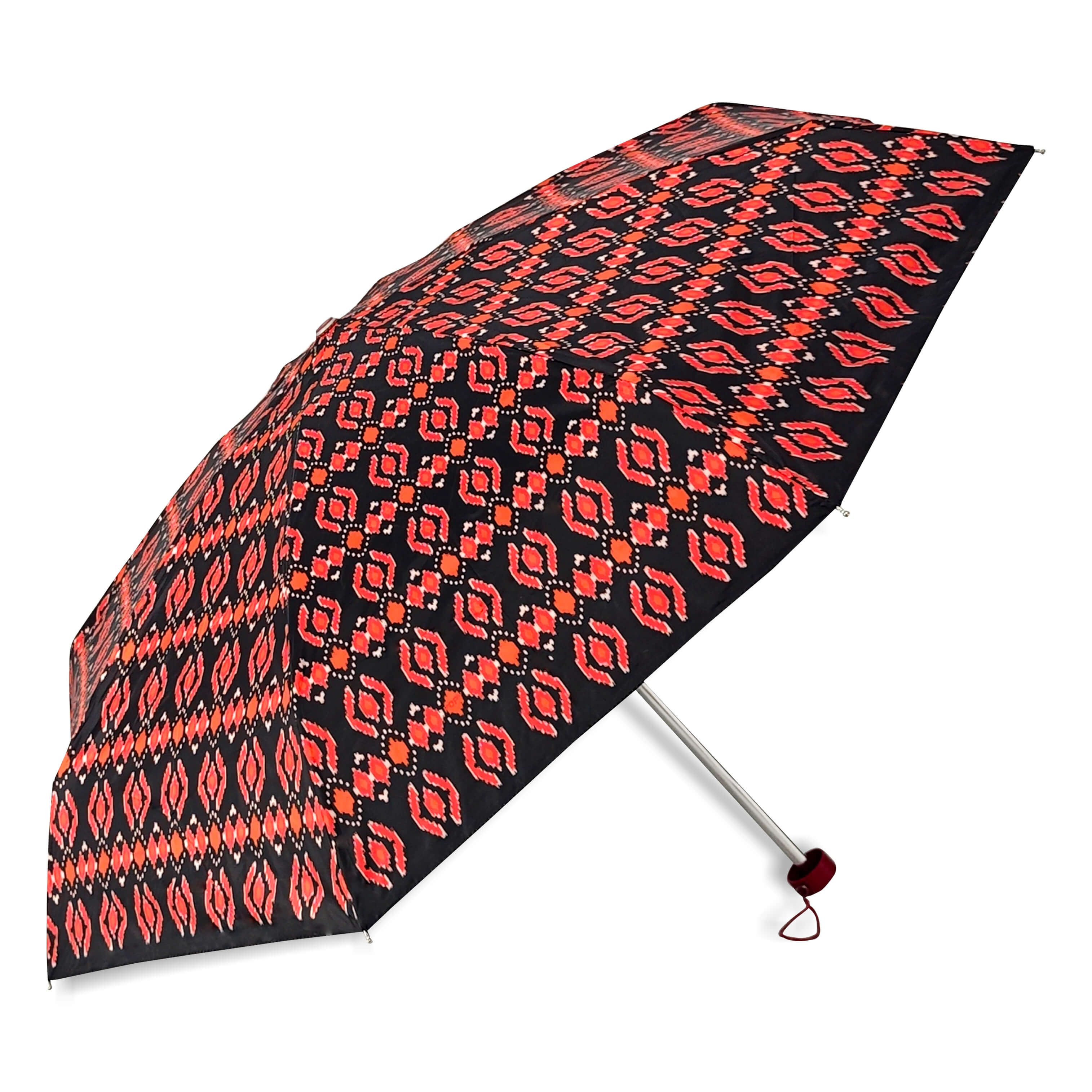 Popy Nano 5 Fold Printed Umbrella With Silver Coating