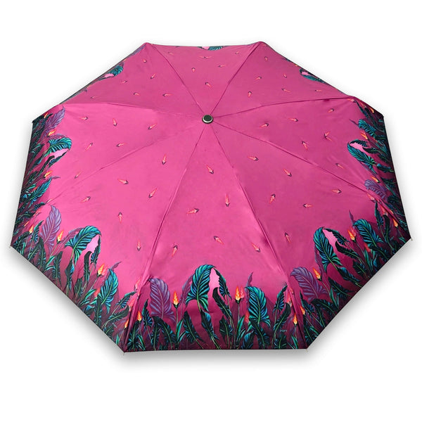 Popy Nano 5 Fold Printed Umbrella With Silver Coating