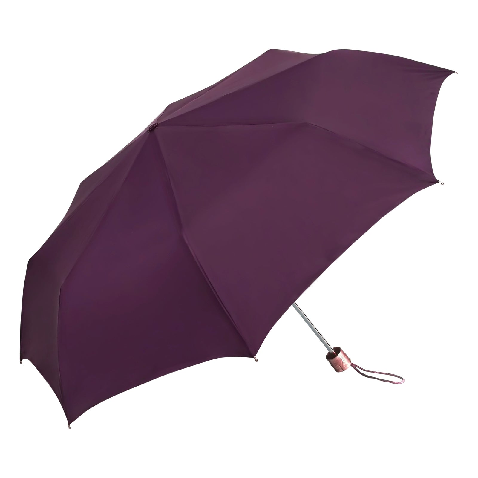 BUSH SILVER 3 FOLD SOLID COLOUR UMBRELLA