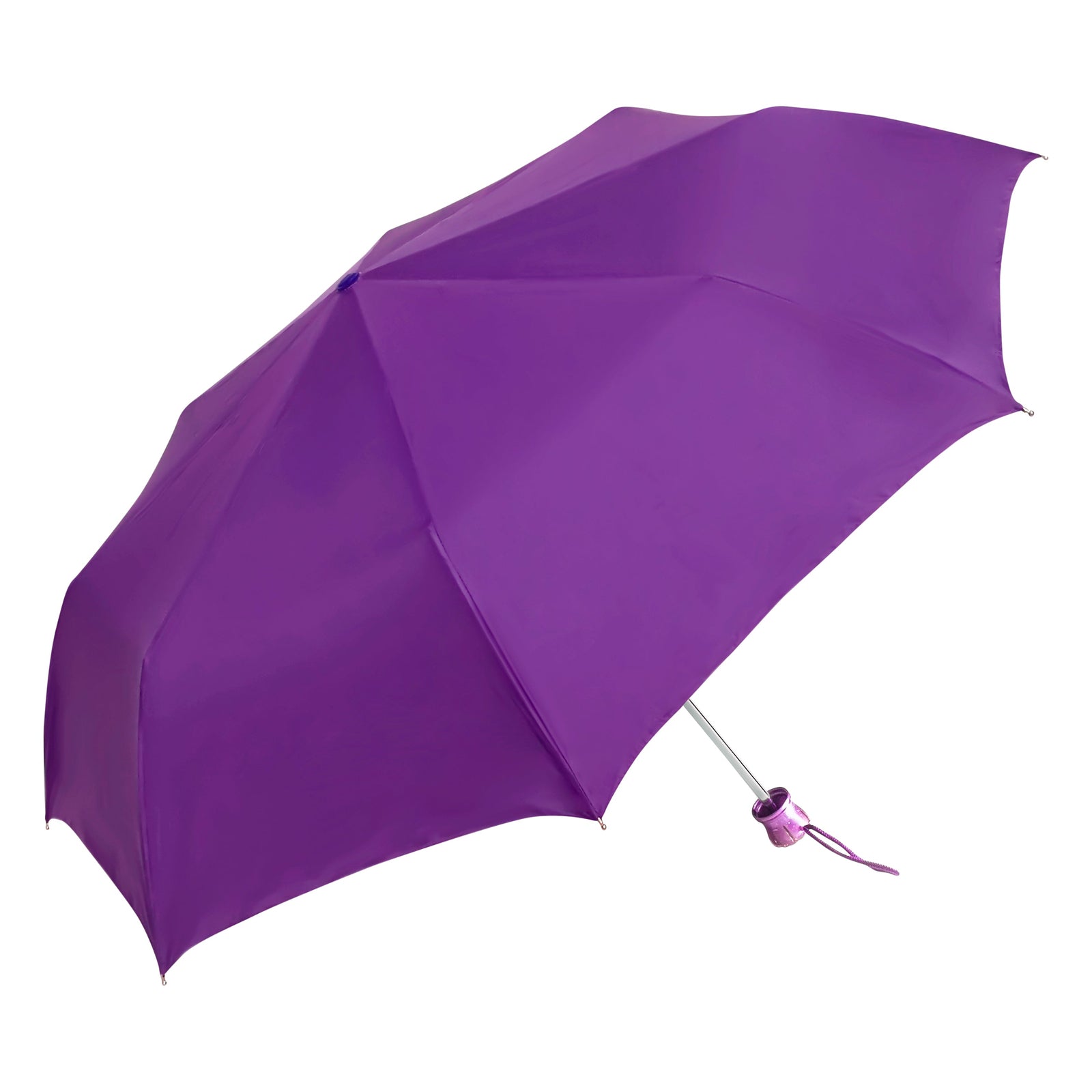 BUSH SILVER 3 FOLD SOLID COLOUR UMBRELLA