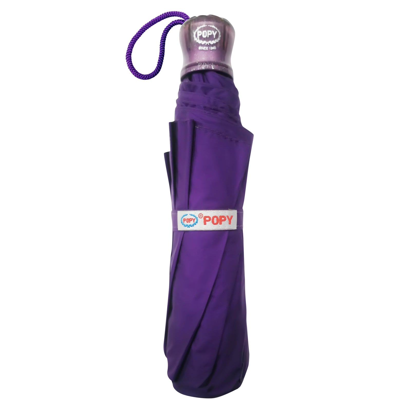 BUSH SILVER 3 FOLD SOLID COLOUR UMBRELLA