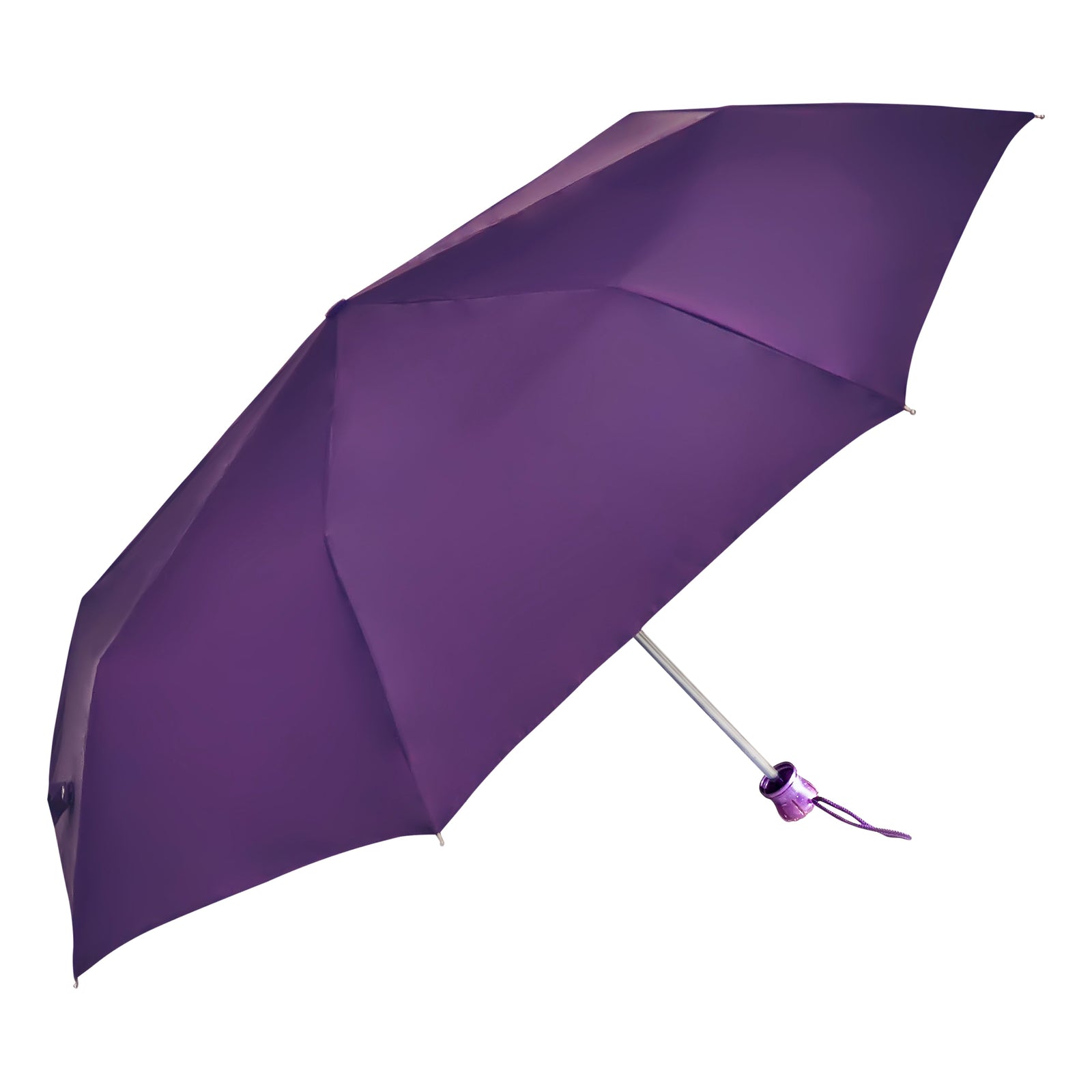 BUSH SILVER 3 FOLD SOLID COLOUR UMBRELLA