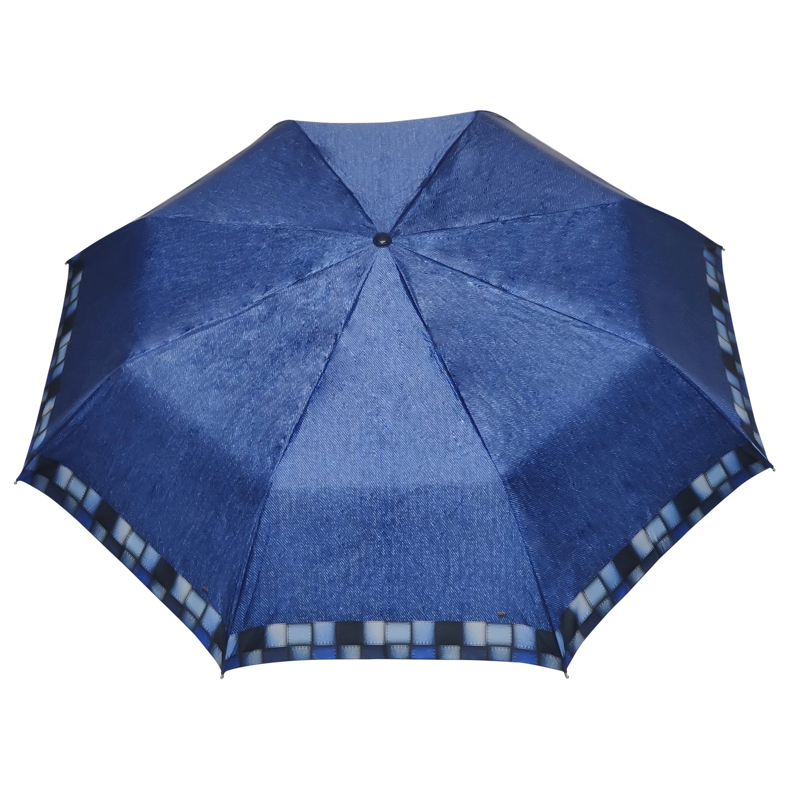 JEANS 3 FOLD UMBRELLA WITH SILVER COATING