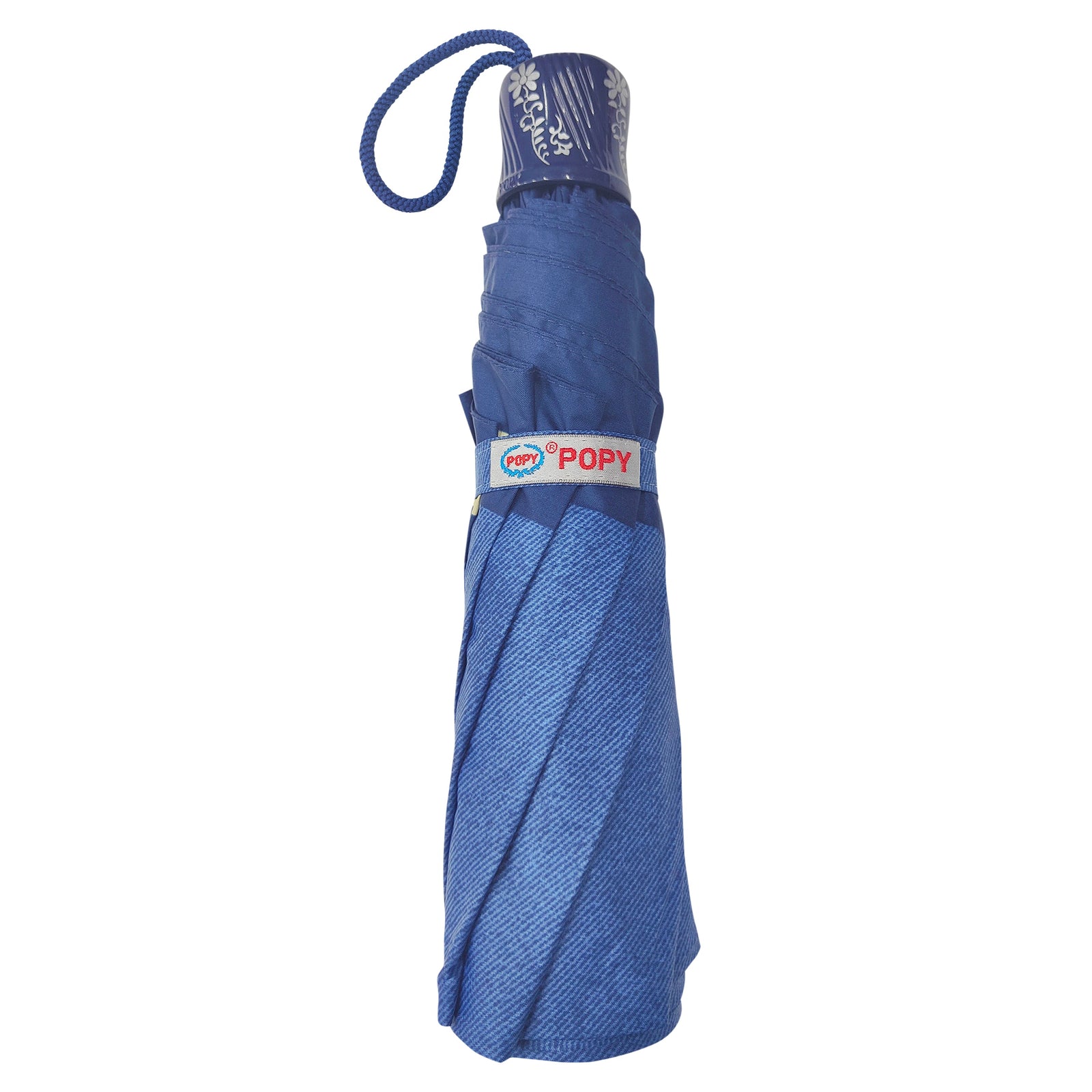 JEANS 3 FOLD UMBRELLA WITH SILVER COATING