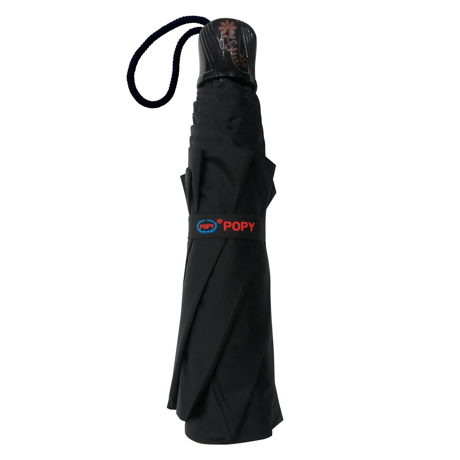 CHERRY 3FOLD SOLID COLOUR UMBRELLA WITH SILVER COATING