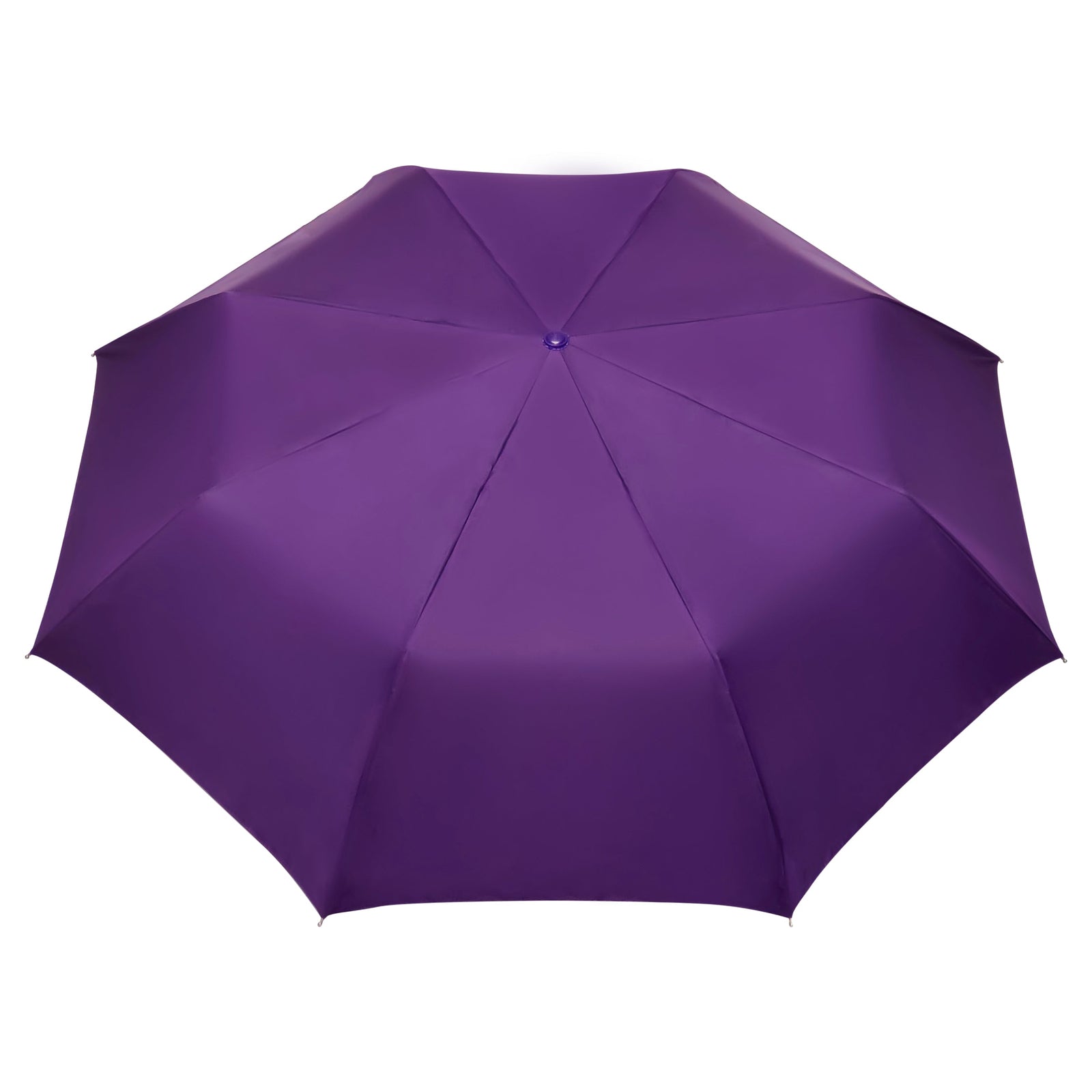 CHERRY 3FOLD SOLID COLOUR UMBRELLA WITH SILVER COATING