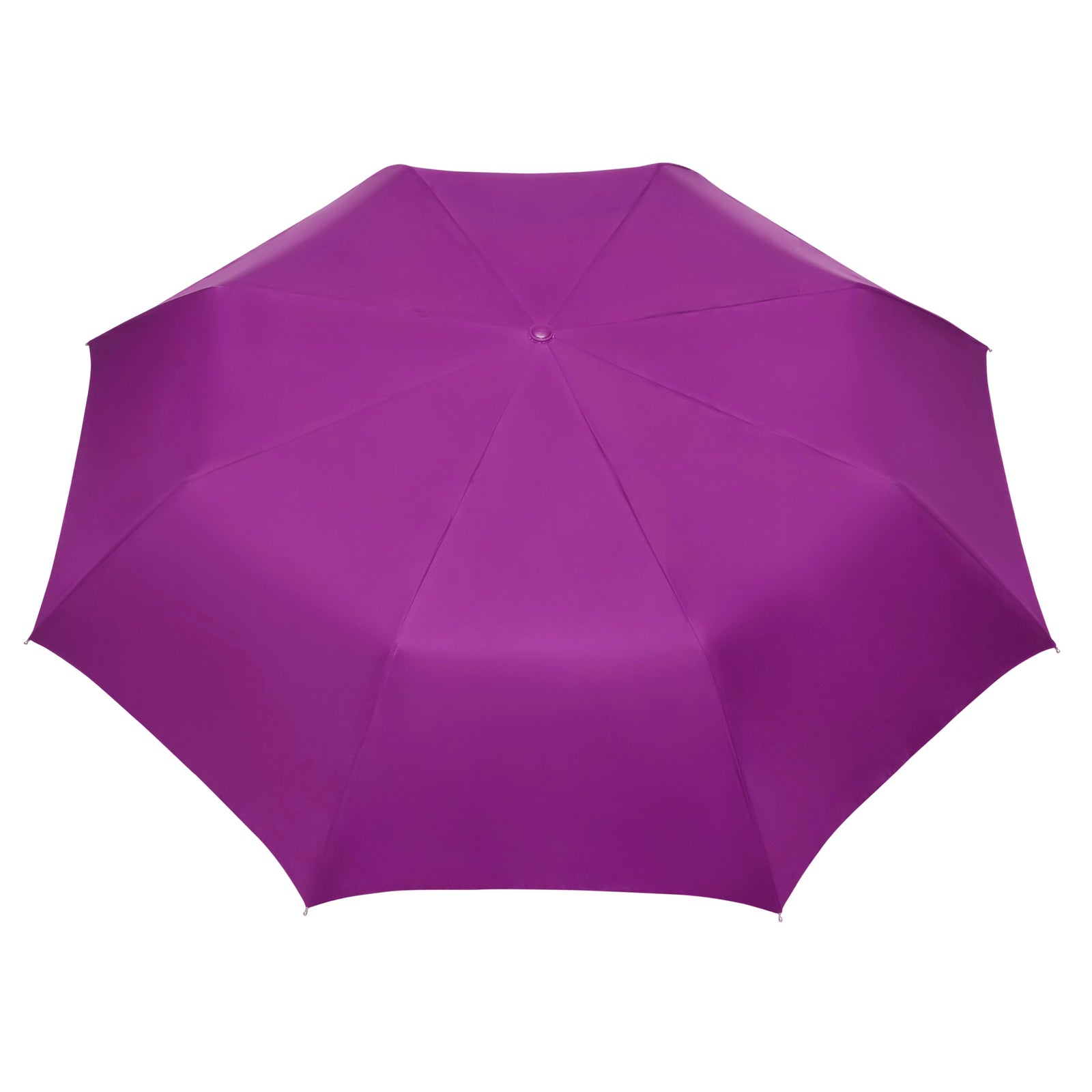 CHERRY 3FOLD SOLID COLOUR UMBRELLA WITH SILVER COATING