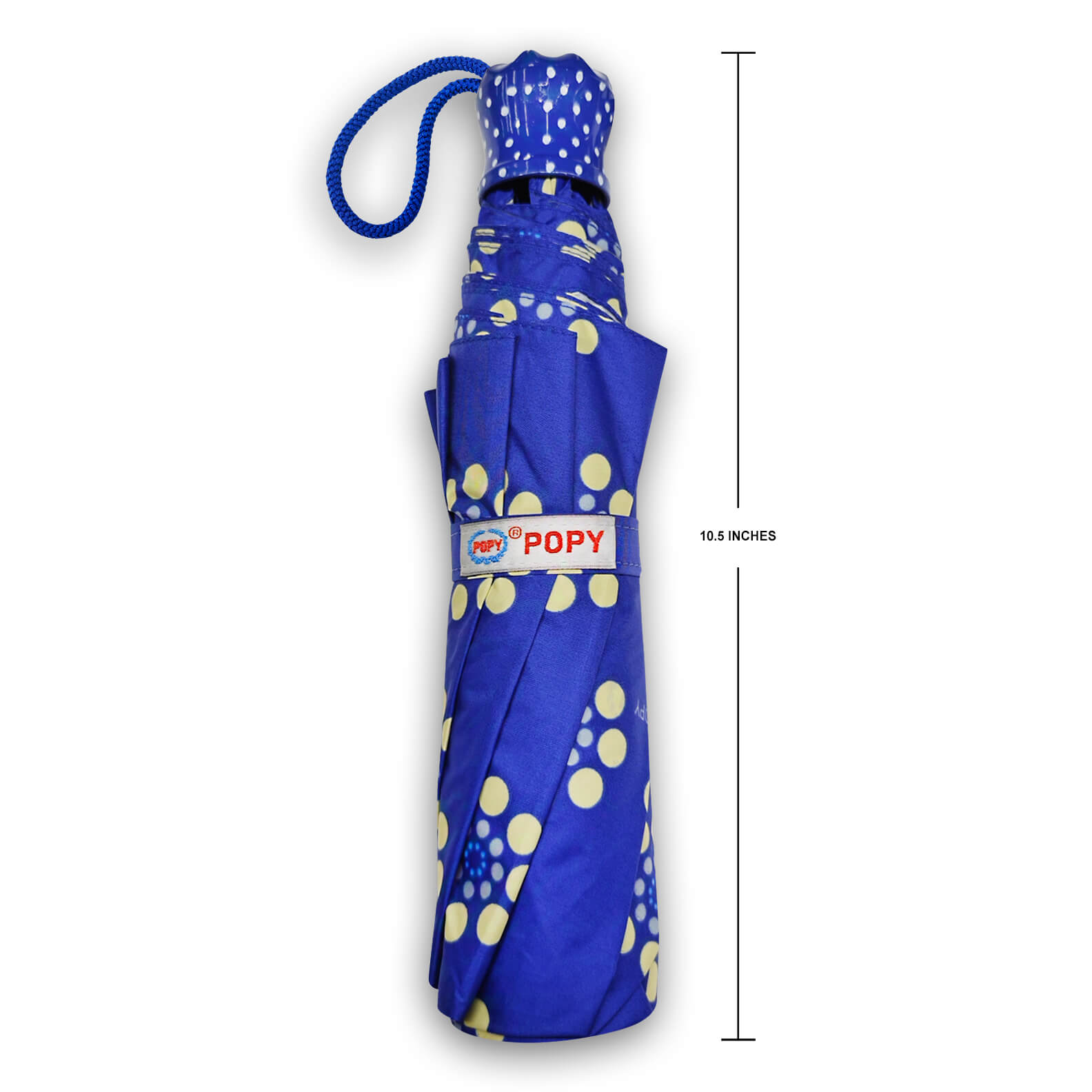 DOTS SILVER 3FOLD UMBRELLA