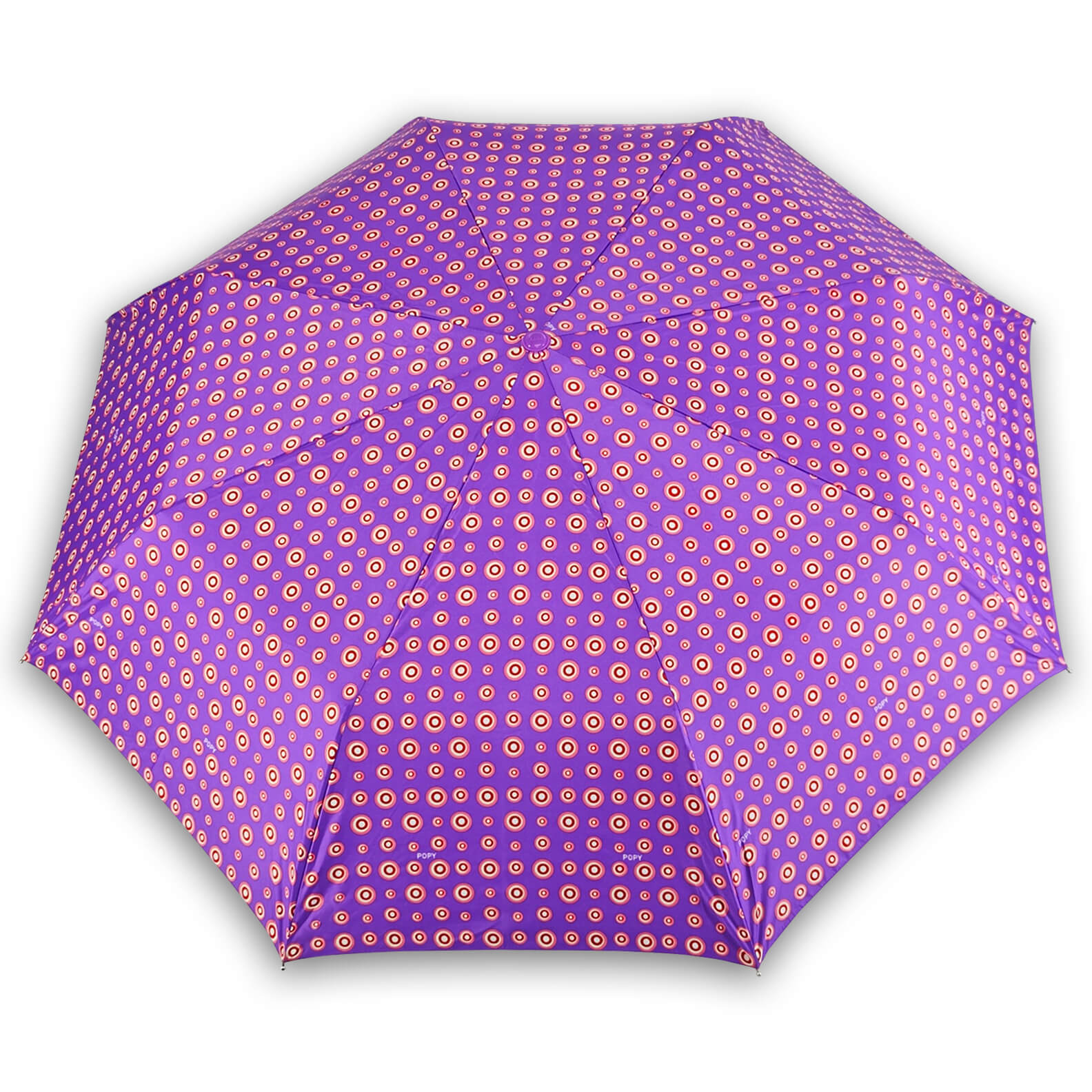 DOTS SILVER 3FOLD UMBRELLA