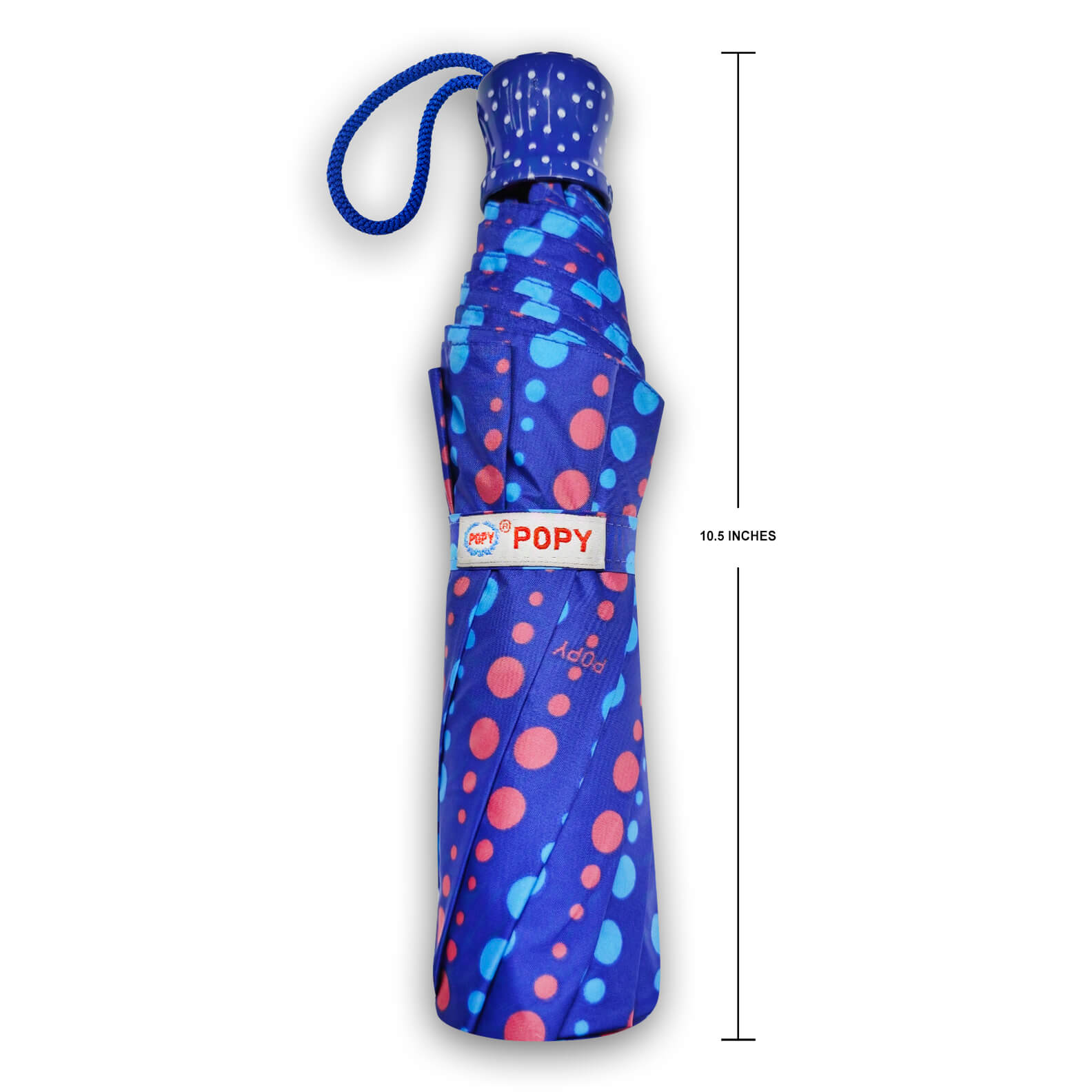 DOTS SILVER 3FOLD UMBRELLA
