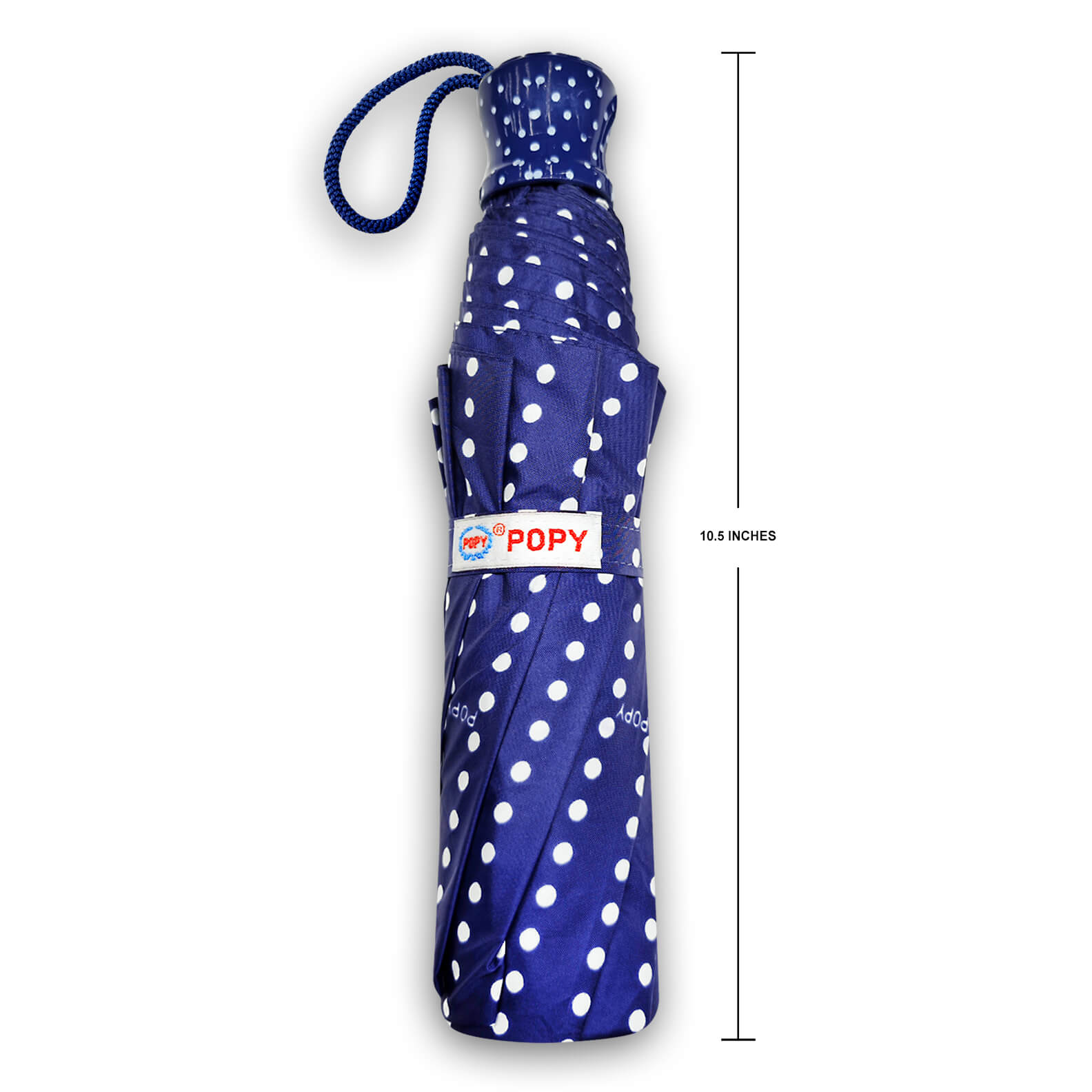 DOTS SILVER 3FOLD UMBRELLA