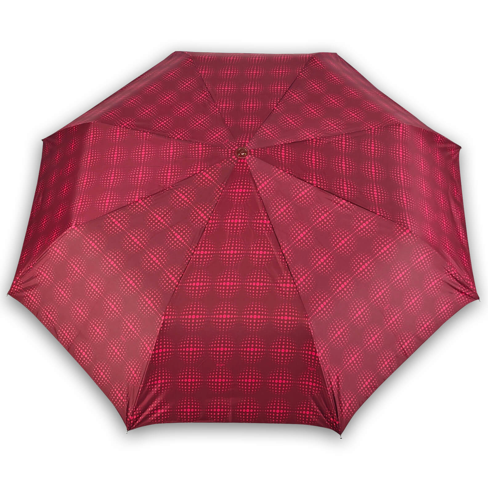 DOTS SILVER 3FOLD UMBRELLA