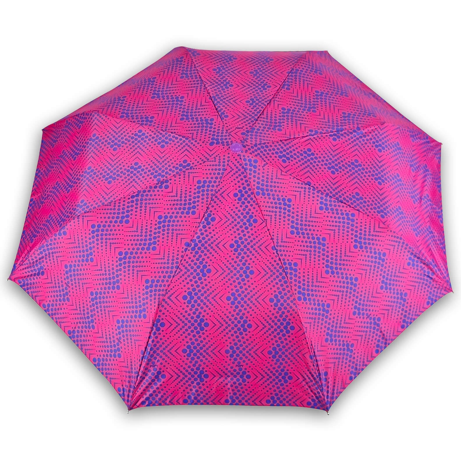 DOTS SILVER 3FOLD UMBRELLA
