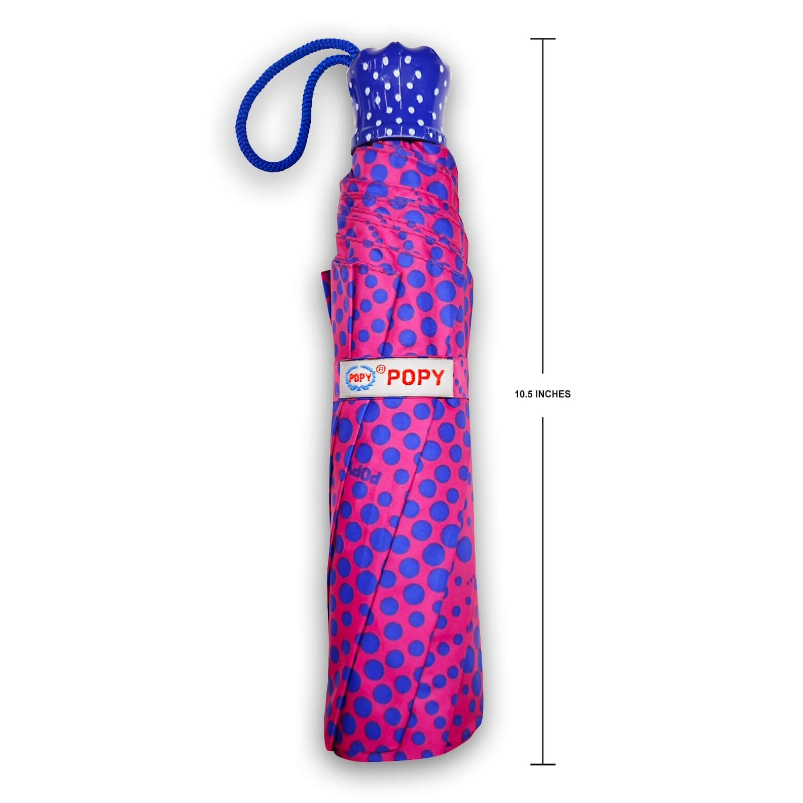DOTS SILVER 3FOLD UMBRELLA