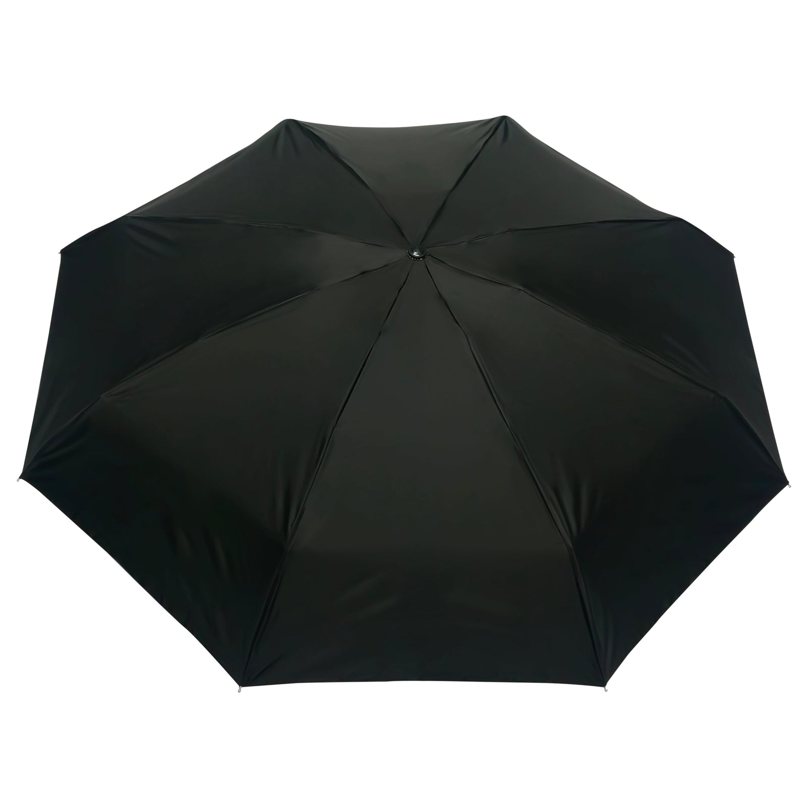 POPY NANO 5 FOLD SOLID COLOUR UMBRELLA WITH SILVER COATING