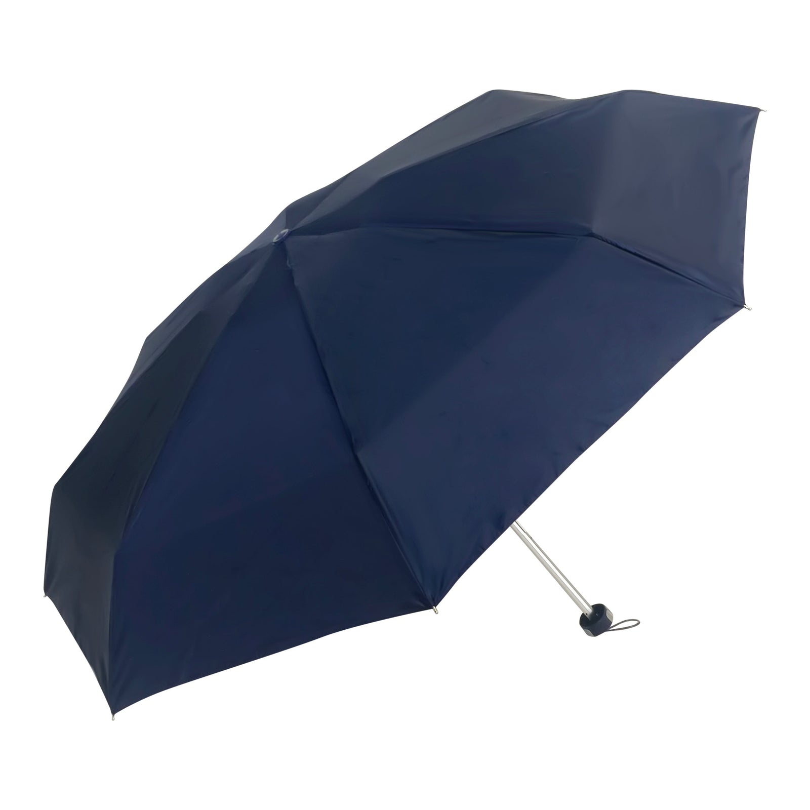 POPY NANO 5 FOLD SOLID COLOUR UMBRELLA WITH SILVER COATING