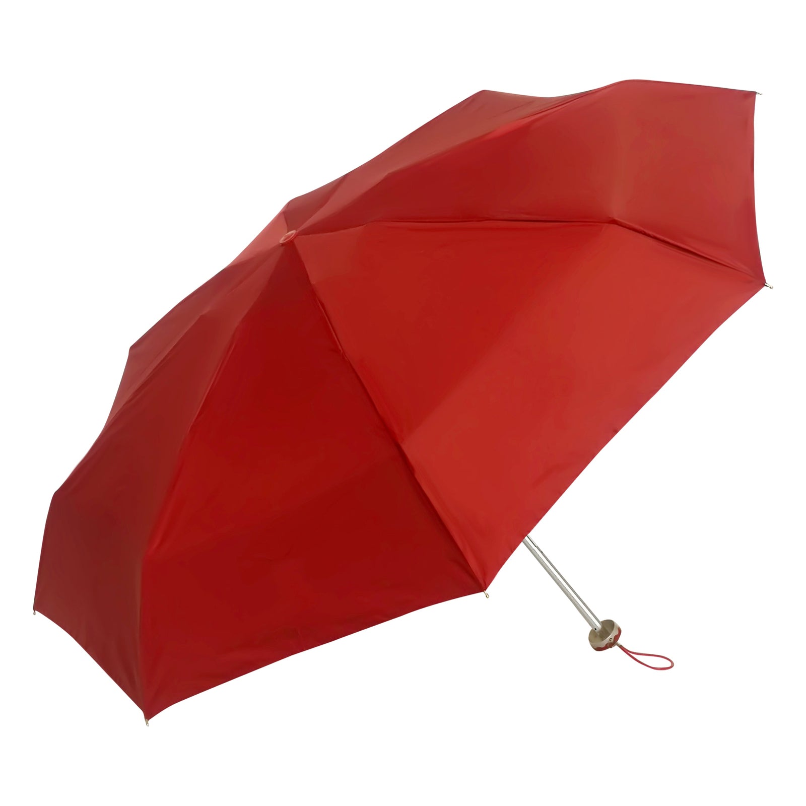 POPY NANO 5 FOLD SOLID COLOUR UMBRELLA WITH SILVER COATING