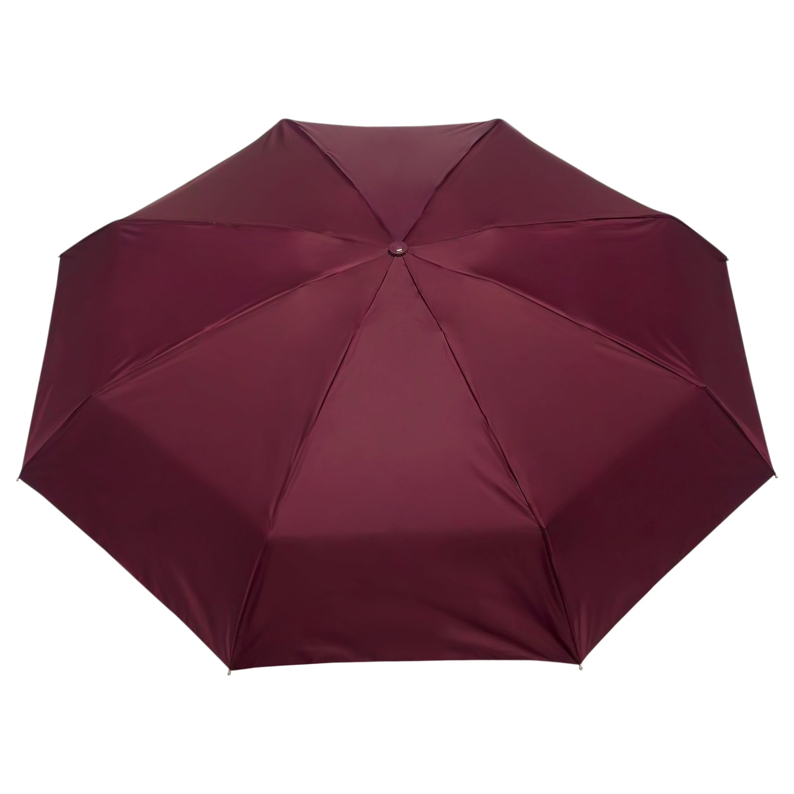 POPY NANO 5 FOLD SOLID COLOUR UMBRELLA WITH SILVER COATING