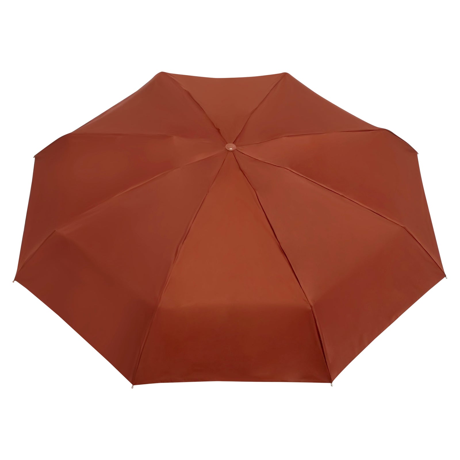 POPY NANO 5 FOLD SOLID COLOUR UMBRELLA WITH SILVER COATING