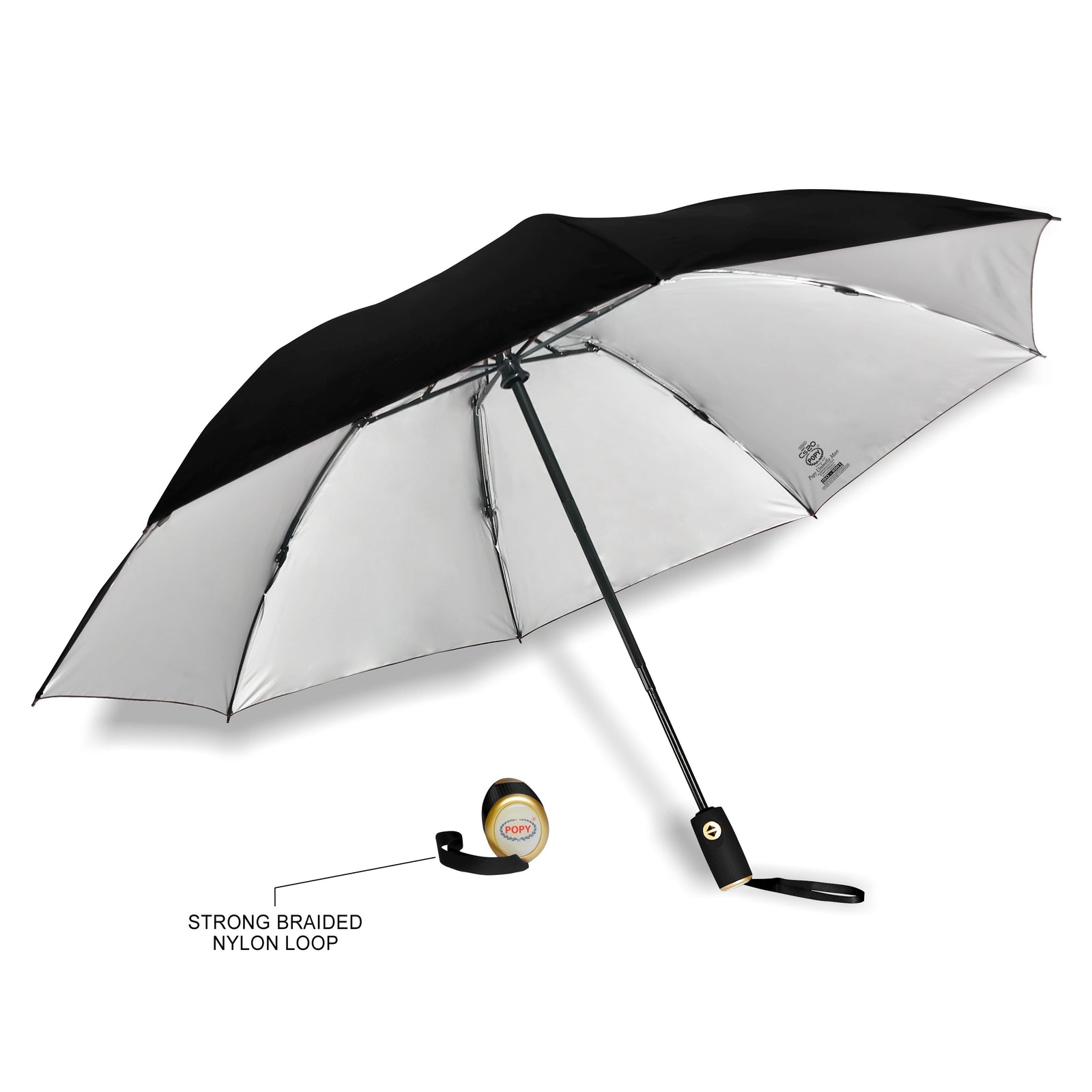 POPY CS20 REVERSE FOLDING 3 FOLD UMBRELLA WITH AUTO OPEN AND CLOSE