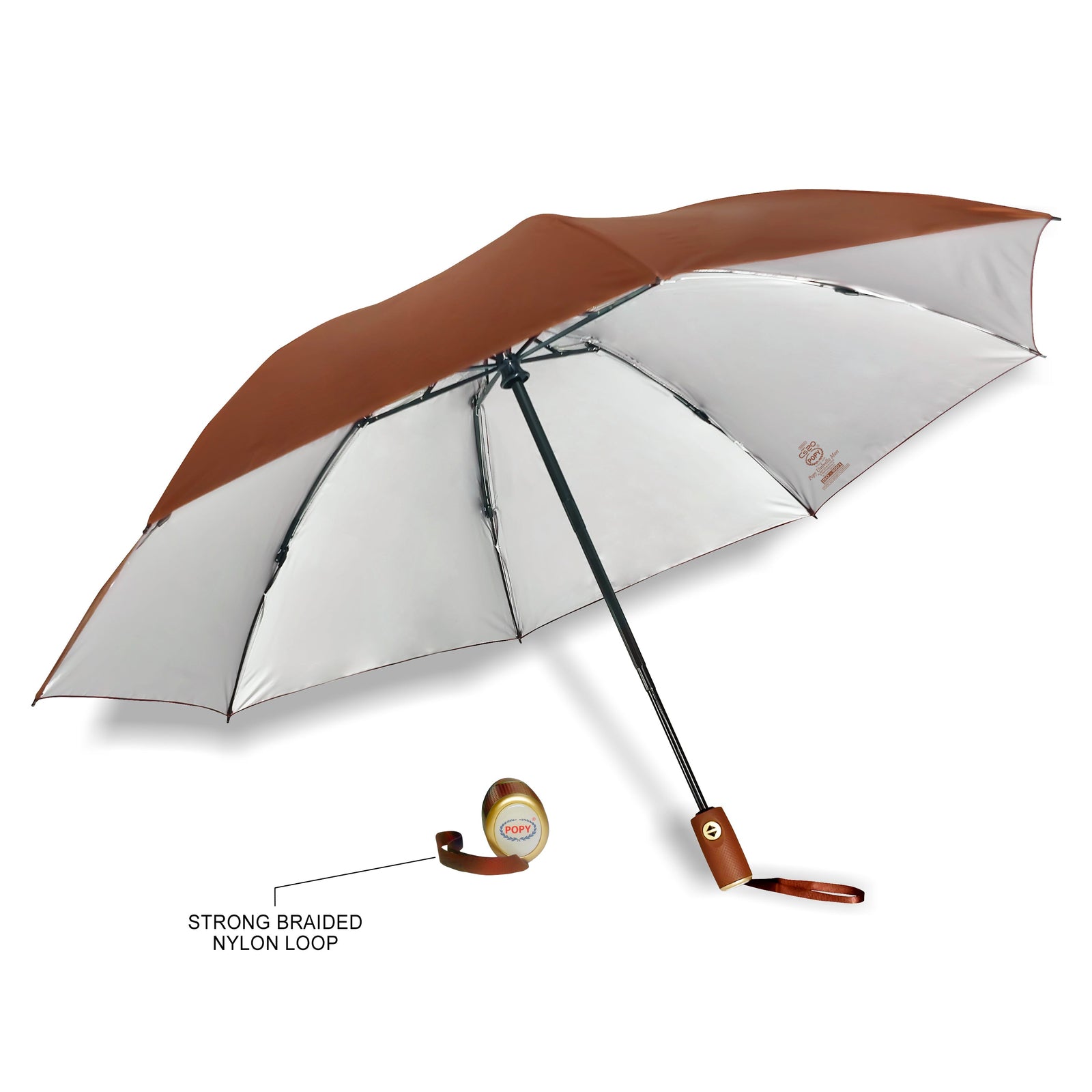 POPY CS20 REVERSE FOLDING 3 FOLD UMBRELLA WITH AUTO OPEN AND CLOSE