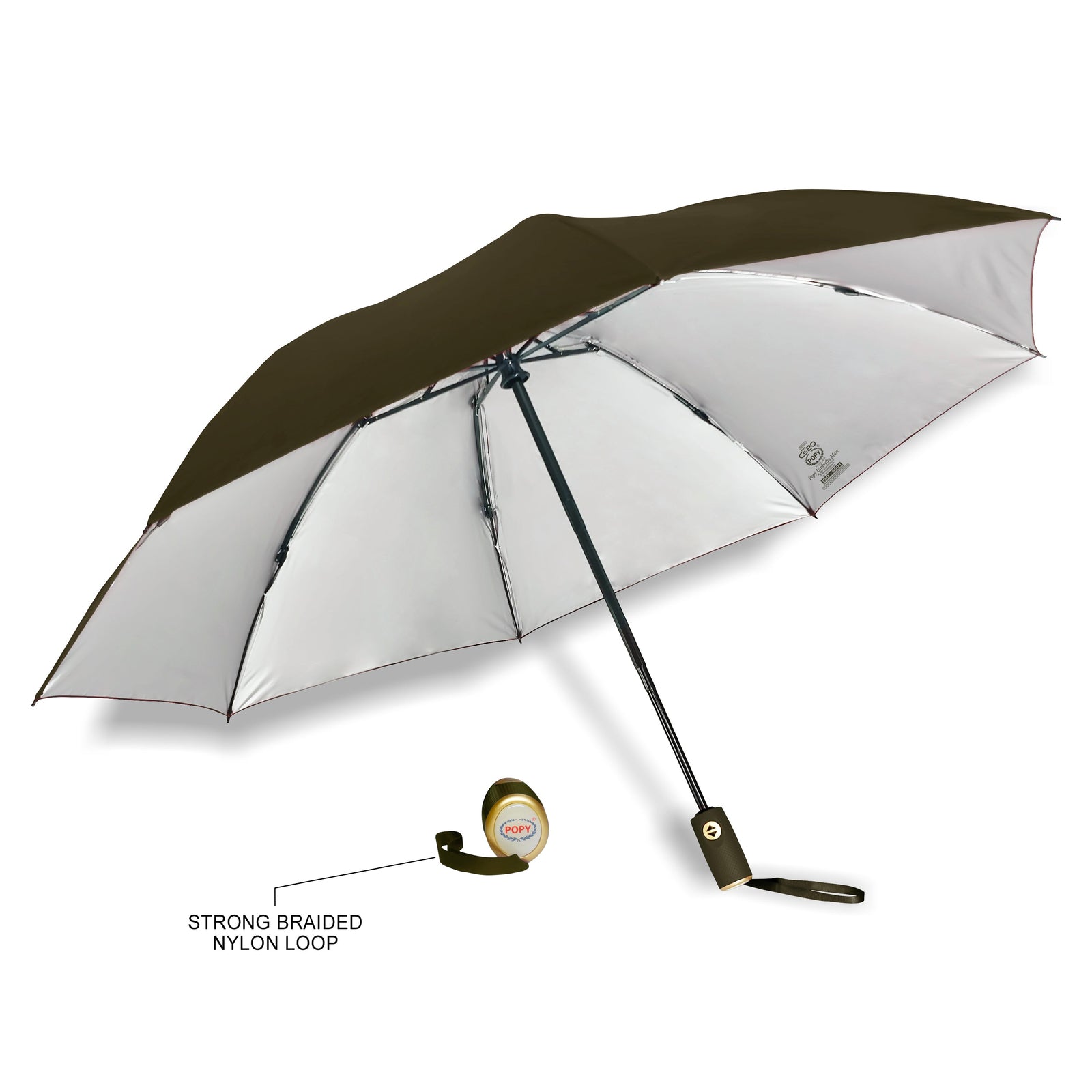 POPY CS20 REVERSE FOLDING 3 FOLD UMBRELLA WITH AUTO OPEN AND CLOSE