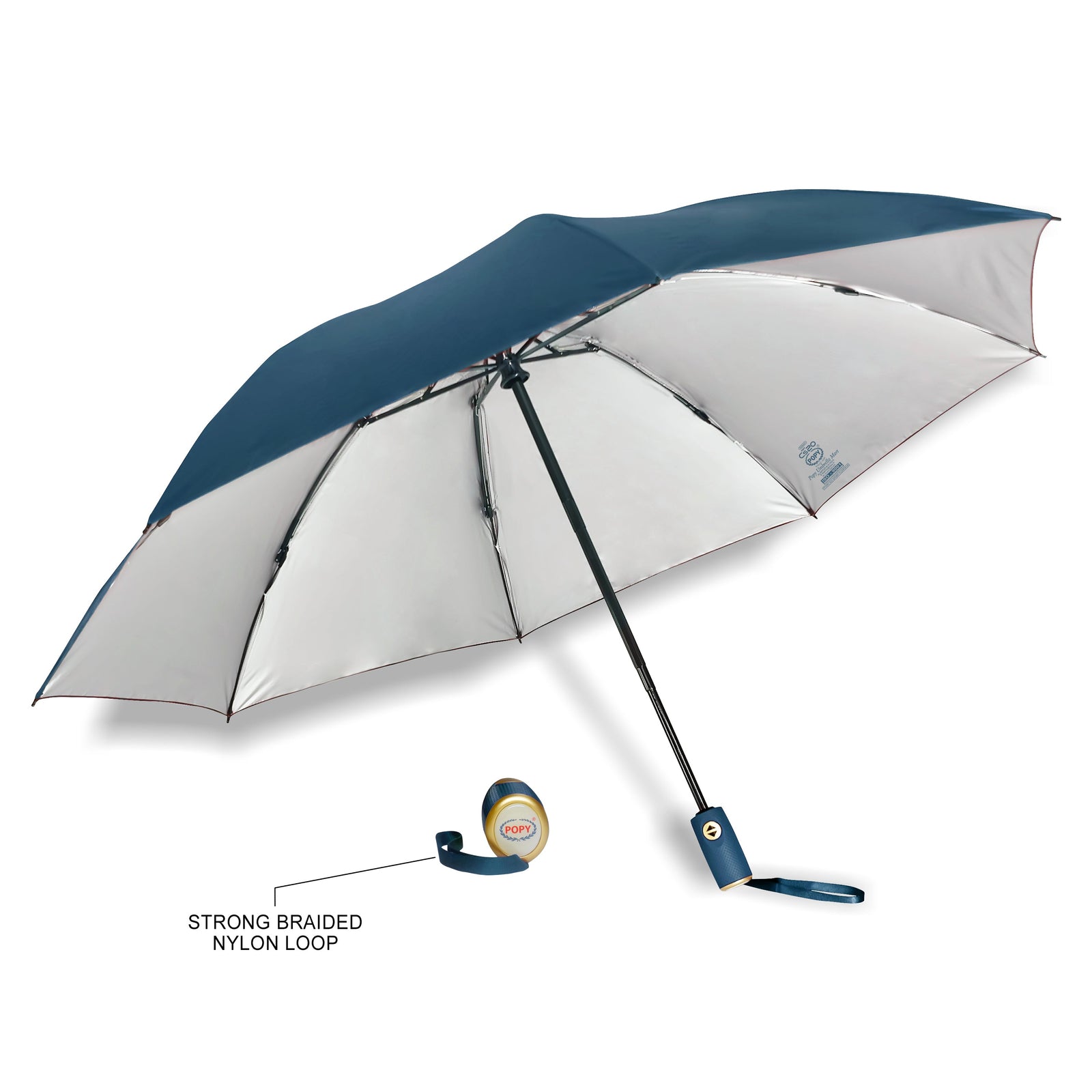POPY CS20 REVERSE FOLDING 3 FOLD UMBRELLA WITH AUTO OPEN AND CLOSE
