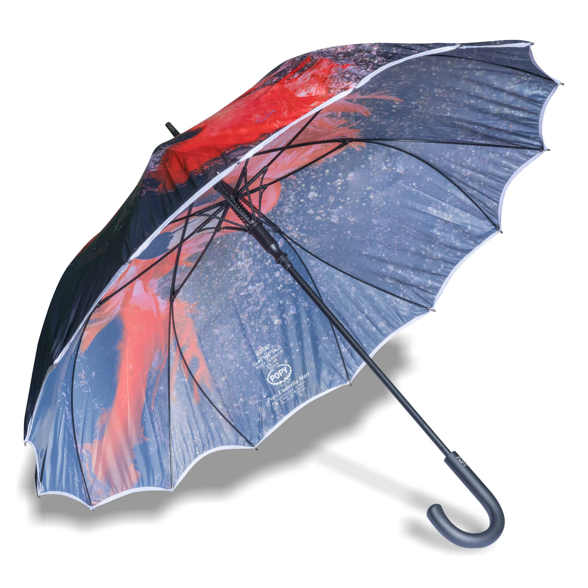 ASTER STRAIGHT UMBRELLA WITH ALL OVER PRINT AND AUTO OPEN