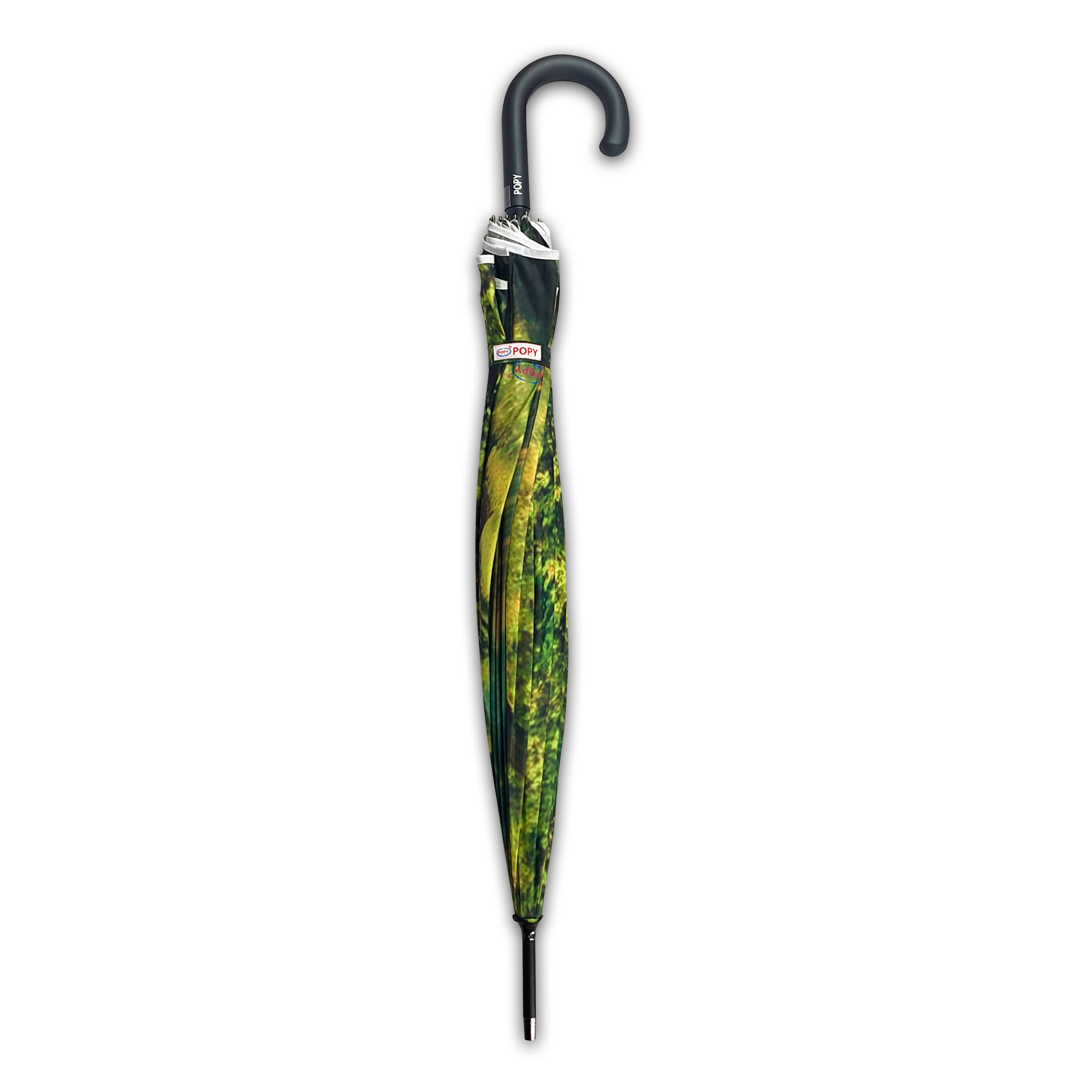 Aster Straight Umbrella With All Over Print And Auto Open