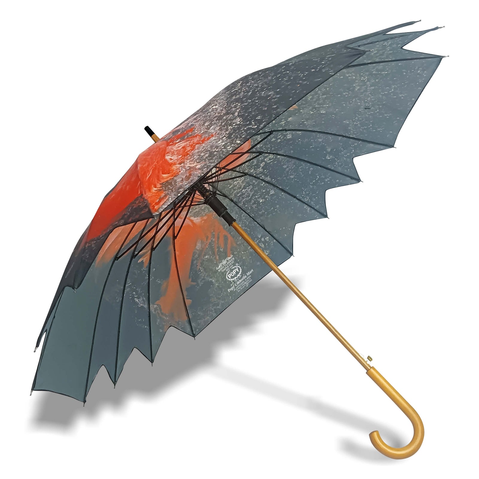 MAPLE STRAIGHT UMBRELLA WITH ALL OVER PRINT AND AUTO OPEN