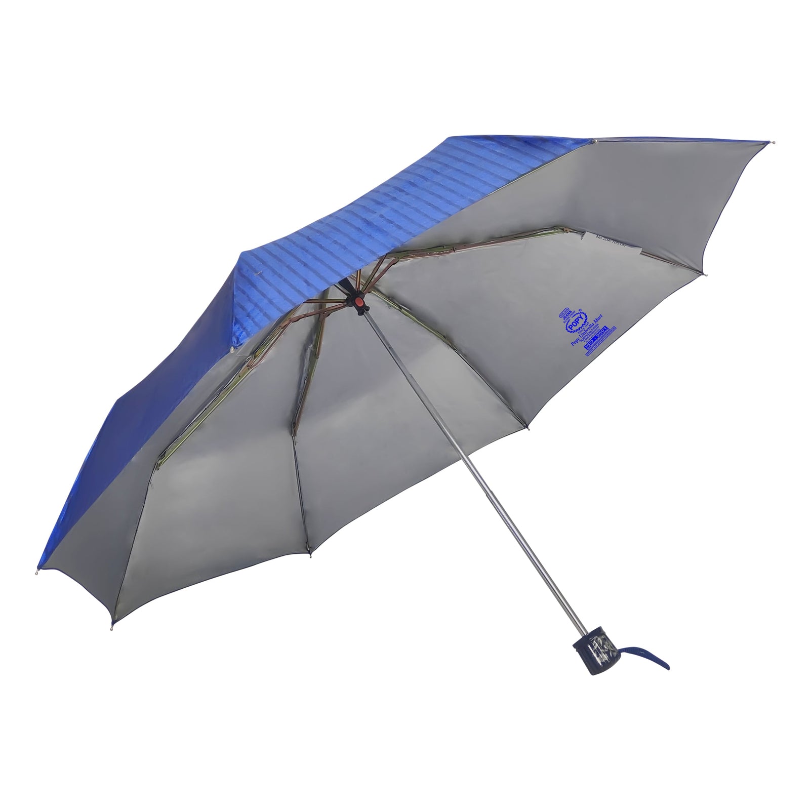 JEANS 3 FOLD UMBRELLA WITH SILVER COATING